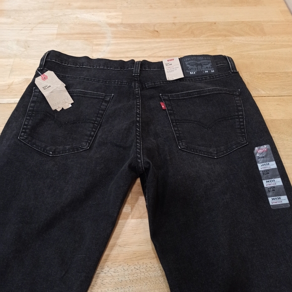 Levi's 511 SLIM STRETCH SITS BELOW WAIST SLIM FROM HIP TO ANKLE 36 x 32 - Picture 9 of 16